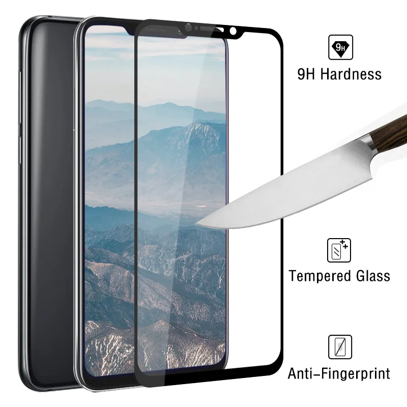 3D 9H полный закругленный протектор экрана для Meizu X8 0 3 мм ультратонкое защитное