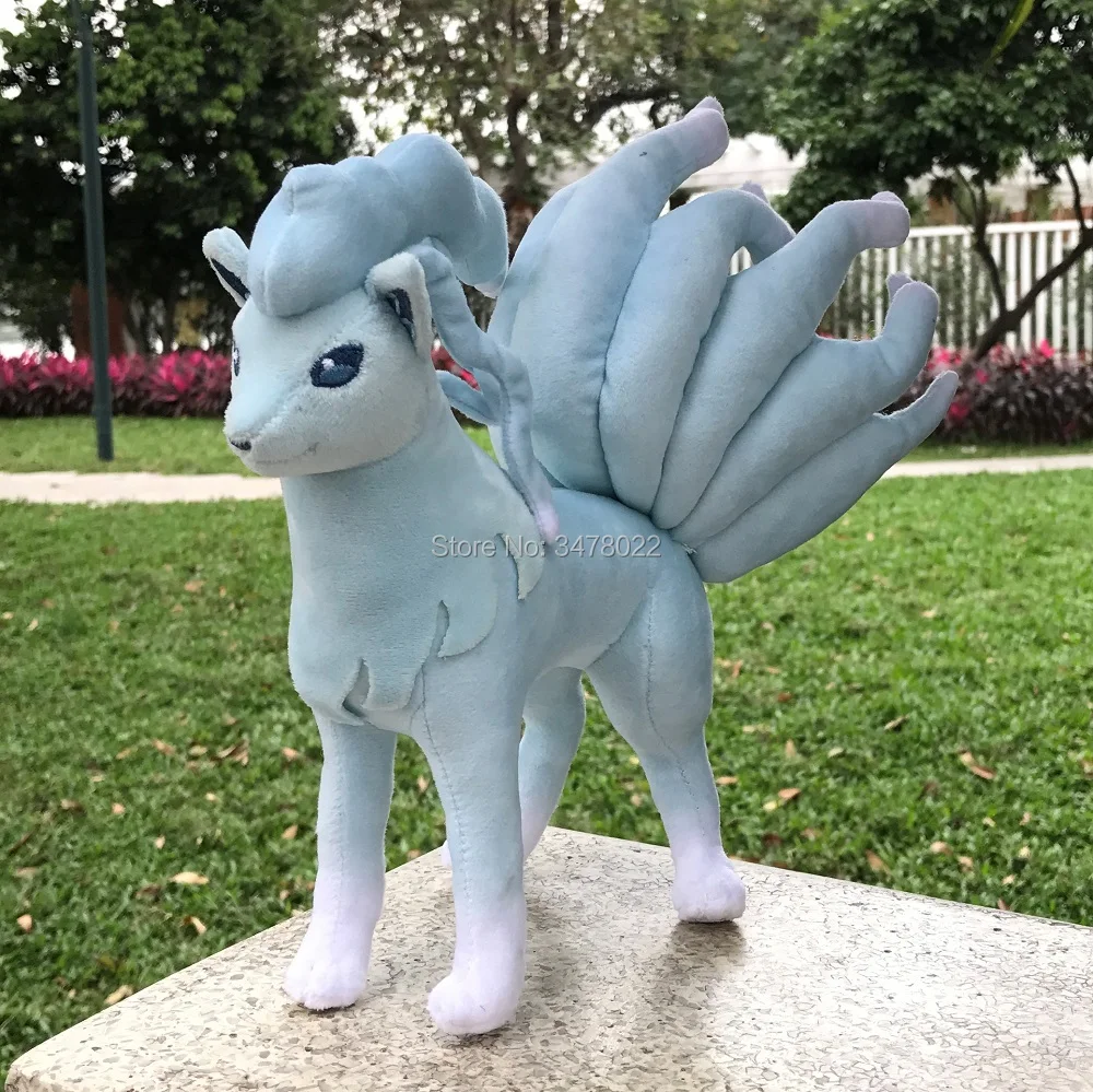 Мягкая игра Alola Ninetales в виде животных мультяшная плюшевая игрушка с 9 хвостами