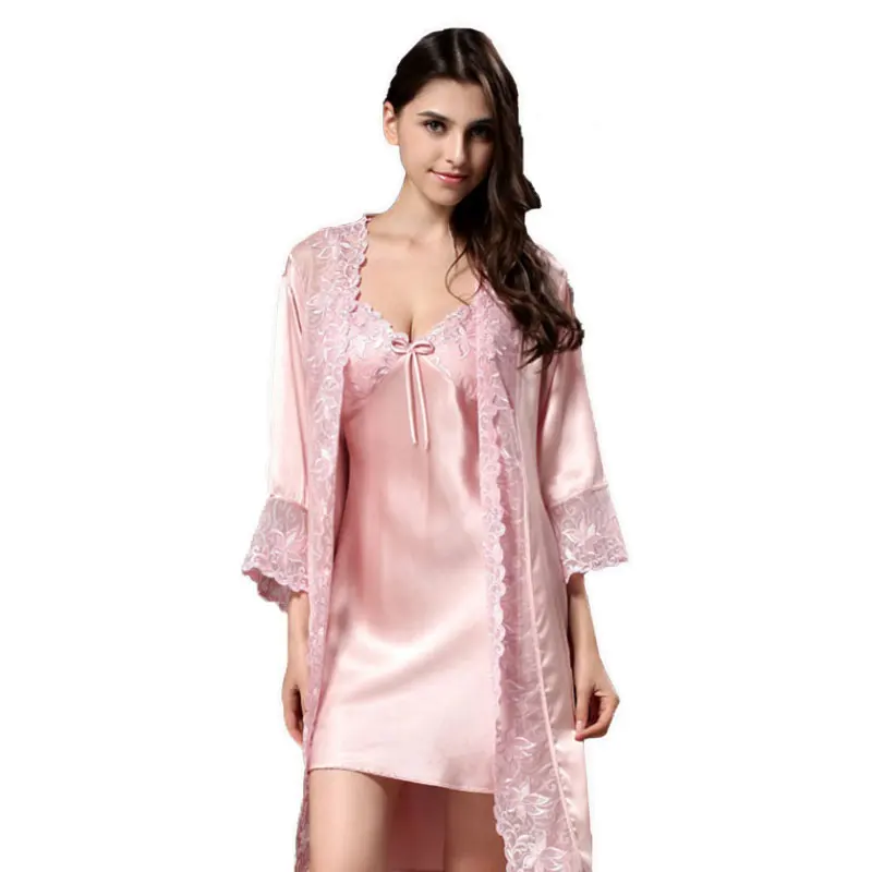 Новинка летняя Пижама на бретельках из 100% натурального шелка ночная рубашка