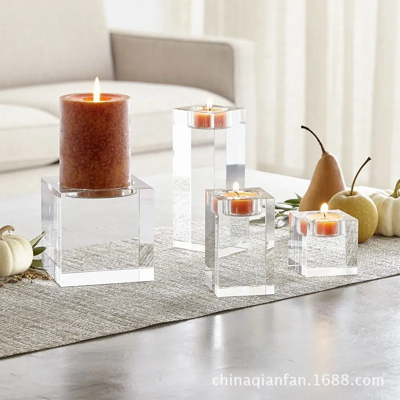 Религиозные подсвечники простые Подсвечники Tealight хрустальные свечи