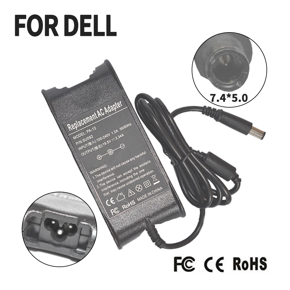 

19.5V 3.34A PA-12 90W AC Adapter LAPTOP Charger For dell Inspiron 1420 1464 1470 1501 15 15z 1520 1521 1525 1526 1564 1570 1764