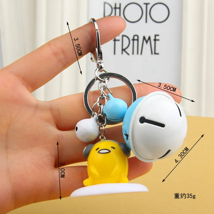 2017 детские игрушки новое кольцо для ключей с желтком и колокольчиками креативная
