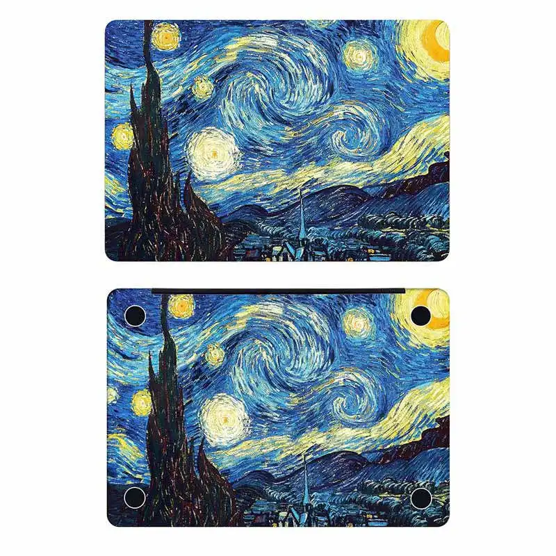 Картина маслом Ван Гога наклейка на ноутбук для Macbook Pro Air Retina 11 12 13 15 дюймов HP Mac Book