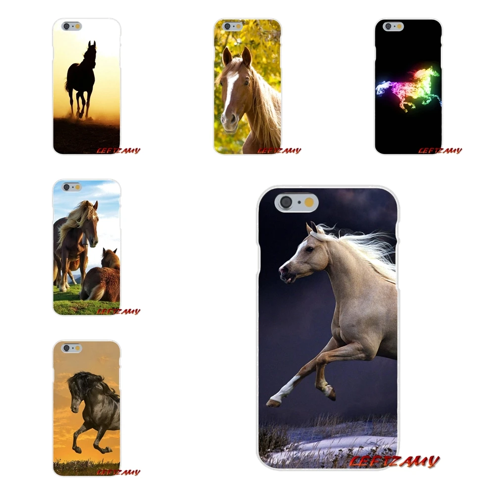 Best лошадей Тонкий силиконовый чехол для телефона iPhone X 4 4S 5 5S 5C SE 6 S 7 8