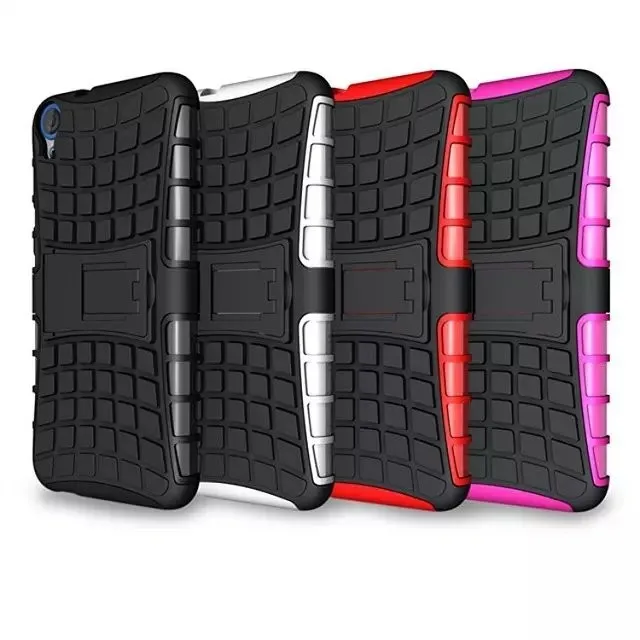 Armor Tough Rugged Shockproof Dual Layer Hybrid Hard/Soft Slim Protective Case FOR HTC desire 820 |