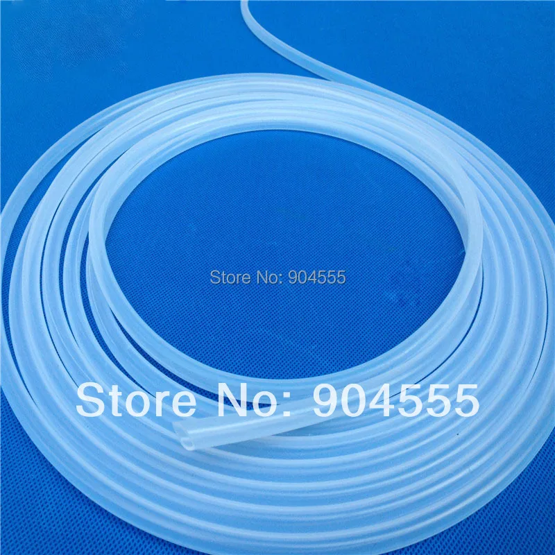 

6*9MM Ozone Resistant Silicon Hose, Silicone Rubber Tube, Ozone Output Connection Hose FDA Food Grade ID 6MM,OD9MM Translucent