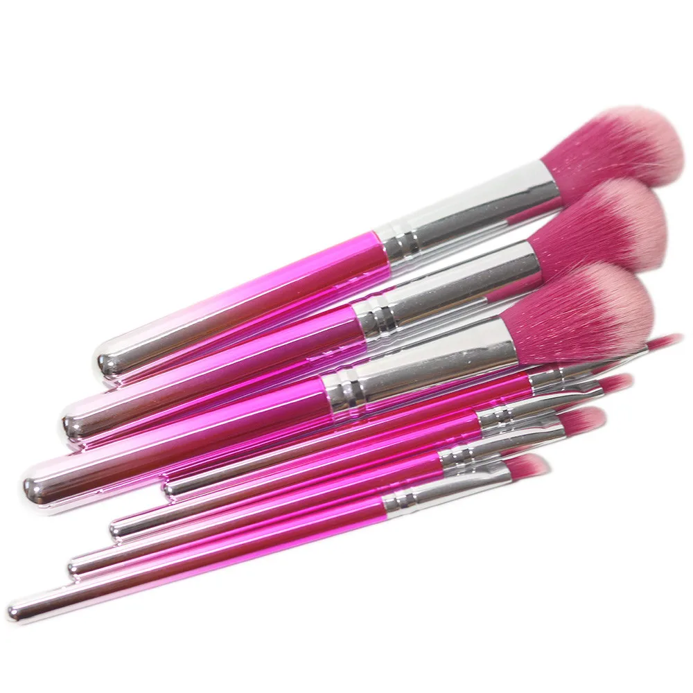 Новые женские Модные кисточки 7 шт. градиентная Кисть для макияжа инструменты