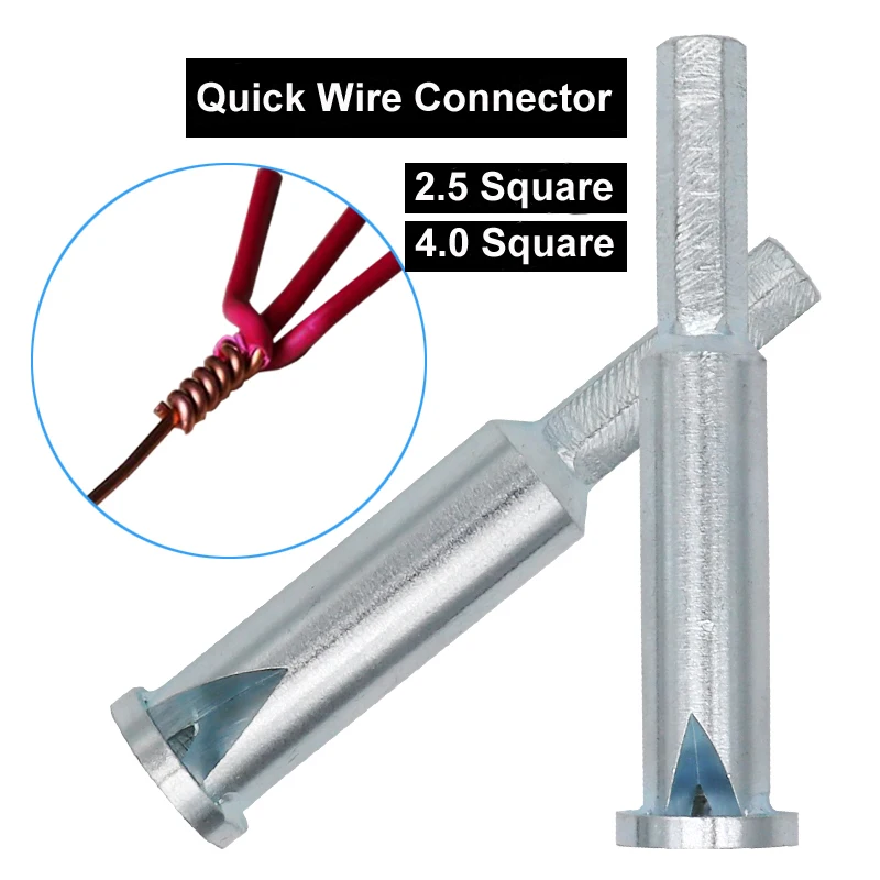 1 шт. электрический кабель быстрый разъем 2 5/4 квадратный параллельный провод