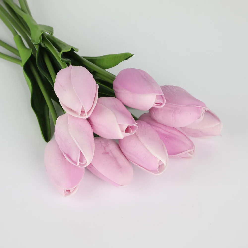 Light Purple 20 Вт, 30 Вт, шт. реальные сенсорные цветы латексные тюльпаны цветы букет искусственных цветов для букет невесты цветок для украшения для свадебного декора - Цвет: Light Purple