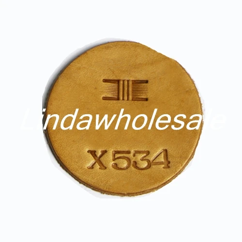 Кожа резьба печати инструмент X500-2/501/510/534/507, кожа штамп, кожа инструмент - Цвет: X534