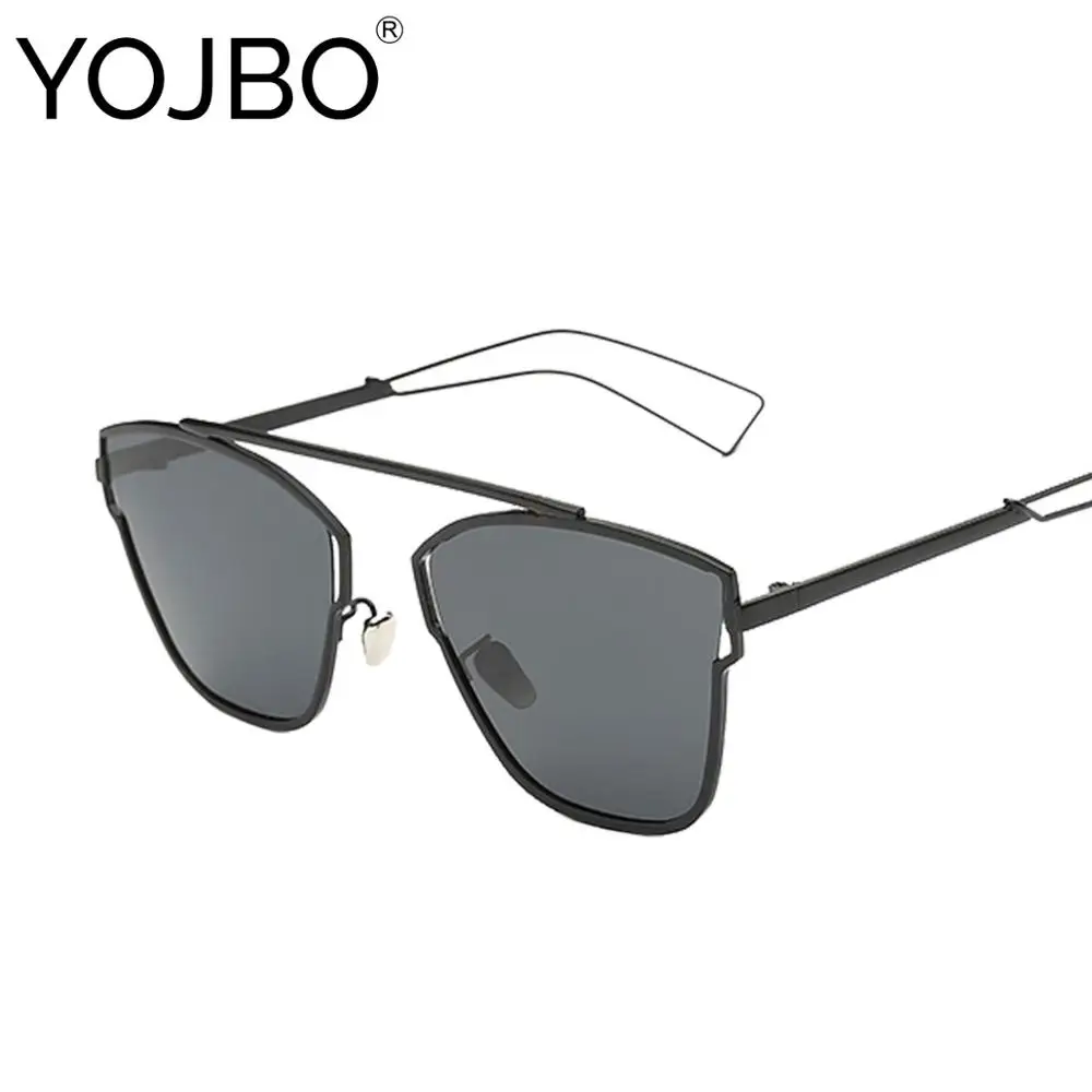 YOJBO зеркальные Поляризованные Солнцезащитные очки женские 2019 модные квадратные