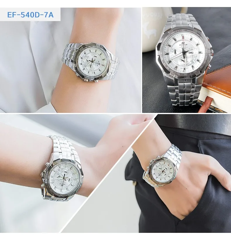 Часы Casio Edifice часы мужские лучший бренд класса люкс кварцевые часы водонепроницаемые световой хронограф мужские часы F1 гоночный элемент спортивные военные часы relogio masculino reloj hombre erkek kol saati ef539