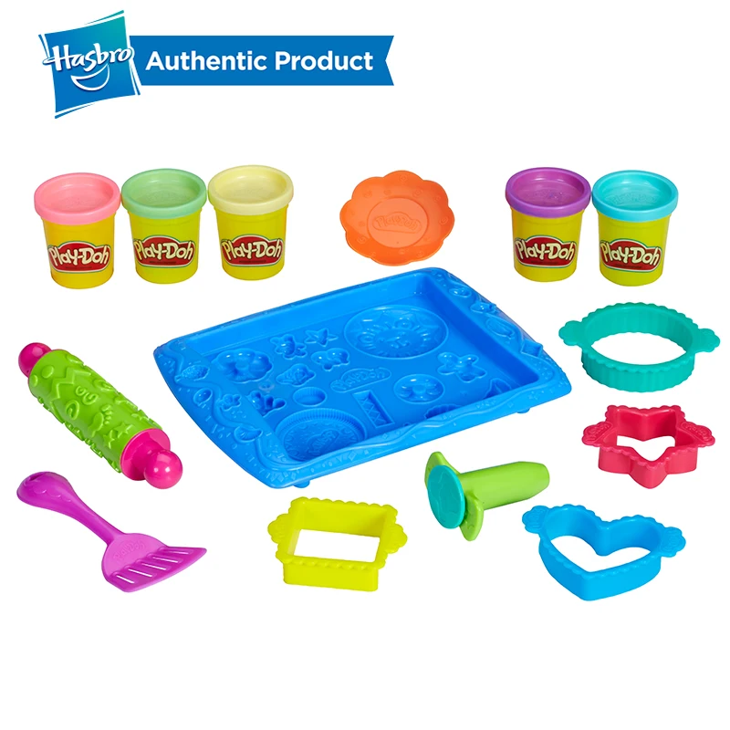 Hasbro Play-Doh кухня творения печенье творения Play Doh нетоксичный глиняный Набор Обучающие игрушки мягкая глина DIY игрушки