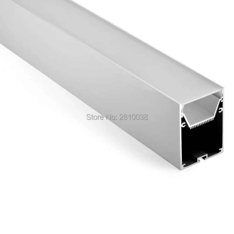 100X1 м наборы/партия офисное освещение led канал и большой U алюминиевый профиль
