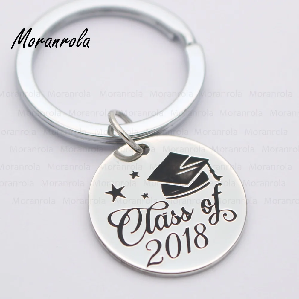 Новый Медный брелок arried &quotclass of 2018&quot очаровательный подарок на выпускной для