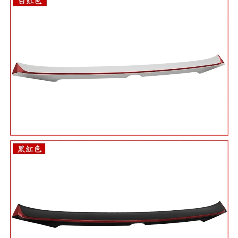 ABS пластик белый черный цвет задний багажник загрузки крыло спойлер
