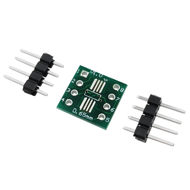 10 шт./лот гнездо адаптера MSOP / SOIC TSSOP SOP8 turn DIP8 IC пластина печатная плата с адаптером