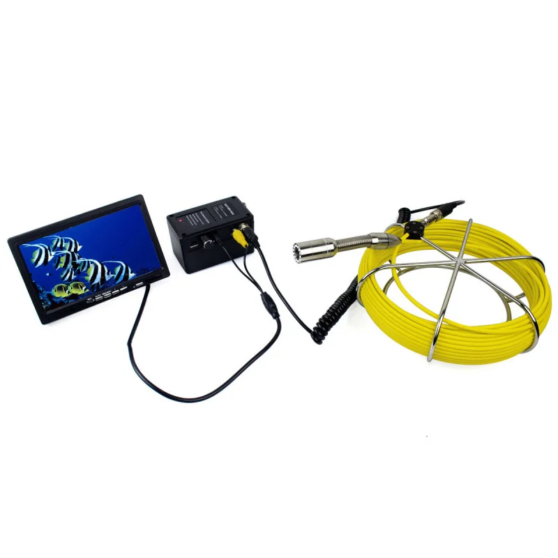 Водонепроницаемая фотокамера со змеиным кабелем водопроводная камера длиной 30 м