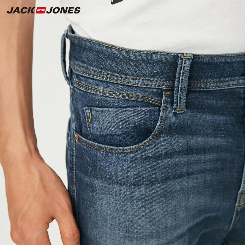 JackJones мужские Стрейчевые обтягивающие укороченные джинсы, джинсовые штаны, мужская одежда 218332504
