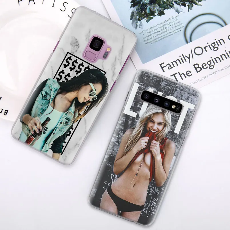 Чехлы для телефонов Like A Boss Sexy Ass Girl dollar для Samsung Galaxy S10e S10 Plus S8 S9 Plus S6 S7 Edge A40 A50 A70 M20 чехол