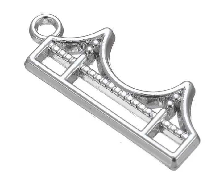 30 шт. креативные u образные подвески для моста античные серебряные ручная работа