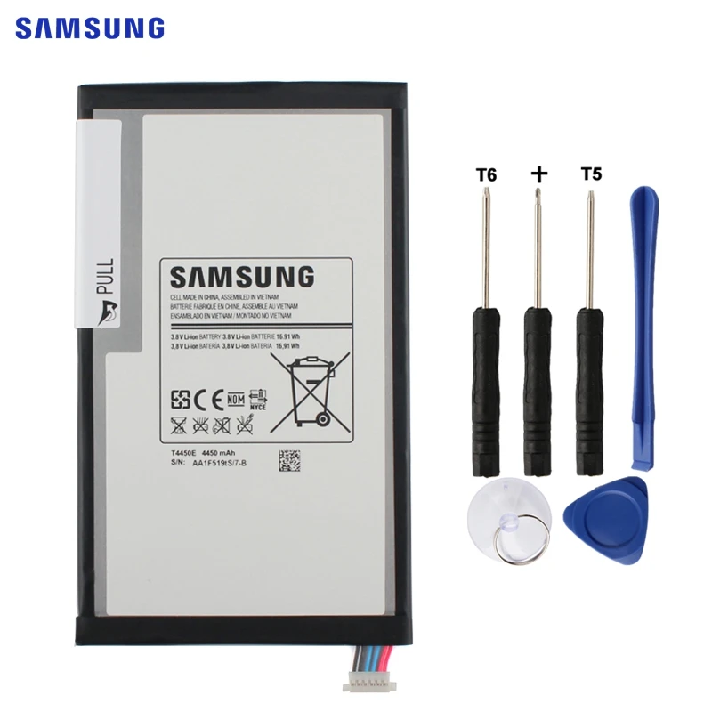 Samsung сменный аккумулятор T4450E для samsung GALAXY Tab 3 8,0 T310 T311 T315 встроенный аккумулятор планшета 4450 мАч
