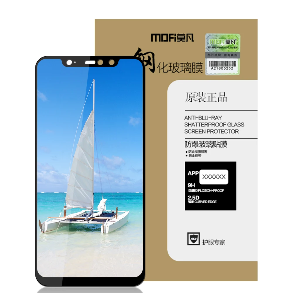 Global Version Xiaomi Redmi Note 6 Pro Glass 6.26 inch MOFi Original Tempered Screen Protector | Мобильные телефоны и