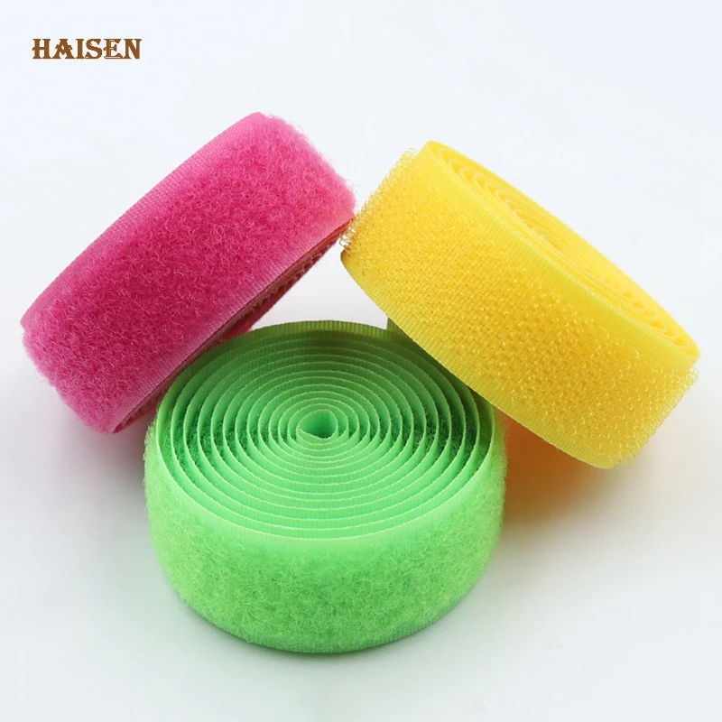 Haisen 2 см * 1 м Мягкий Нейлоновый крючок и петля клейкие наклейки AB/волшебная лента