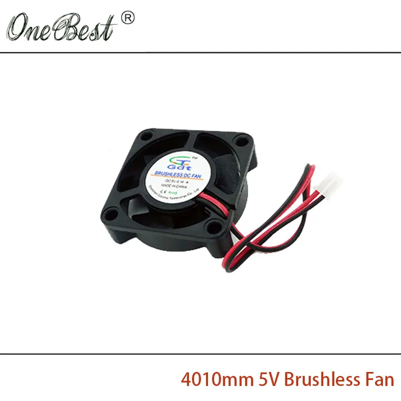 4010 бесщеточный вентилятор DC 5V 0.14A 4 см 40 мм 40x40x10мм маленький блок питания