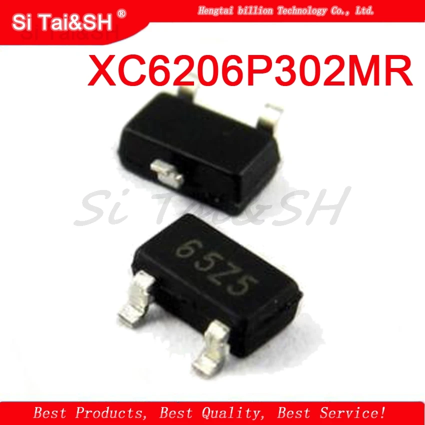20 шт. Новый SOT23 XC6206P302MR 3 в ток 140 мА Регулятор положительного напряжения чип