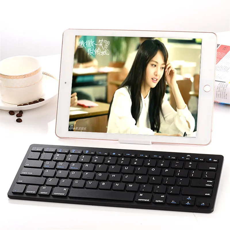 Portable Mini Wireless Keyboard Multi Function Ultra-Slim Bluetooth 3.0 Keypad For Android/ IOS/ Windows iPad Tablet Smart TV | Компьютеры