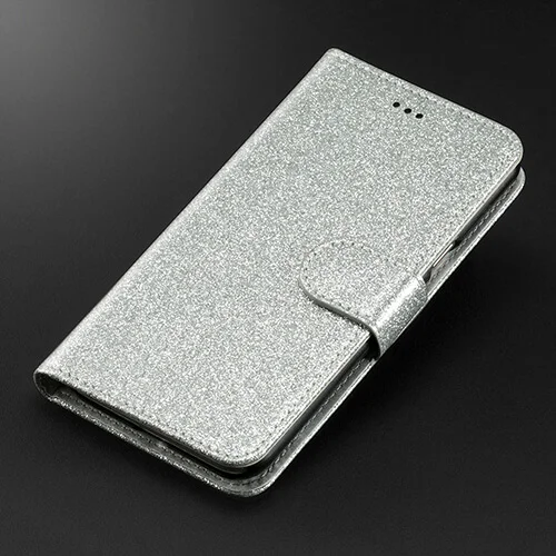 Silver Для huawei Honor 3C/G630 G630-U20 G630-U10 роскошный чехол-книжка из искусственной кожи с отделением для карт и подставкой - Цвет: Silver
