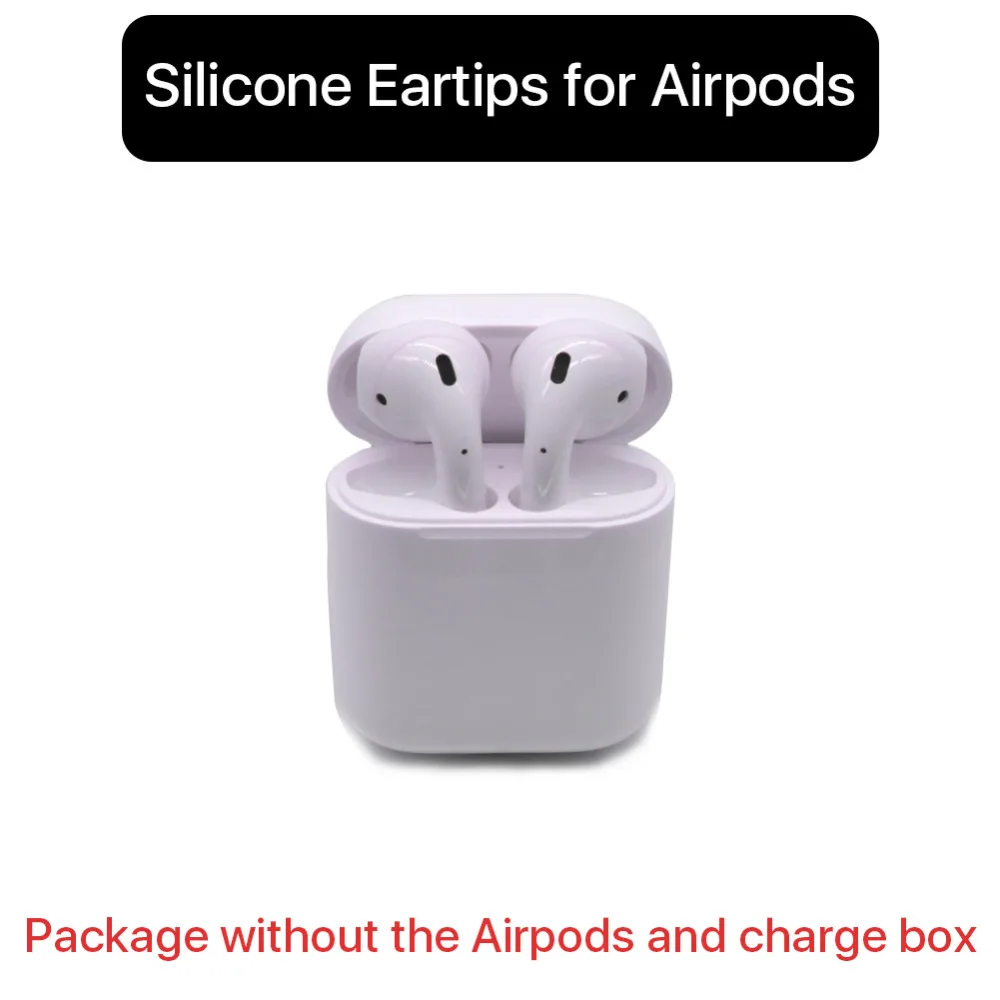 2 пары амбушюры для Airpods беспроводной Bluetooth универсальный iPhone наушники