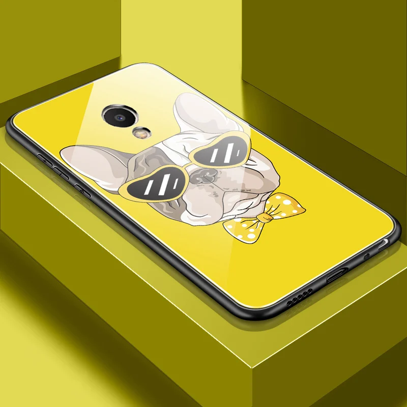 Чехол для meizu M5 note, M5, M5s, чехол, роскошное закаленное стекло, мультяшный, задний, силиконовый, бампер, чехол для телефона s, для meizu M5, M5s, чехол, броня