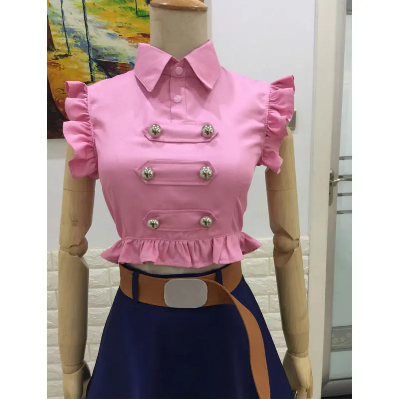The Seven Deadly Sins Elizabeth Liones Cosplay Costume Japanese Anime Nanatsu No Taizai Uniform Suit Outfit Clothes |