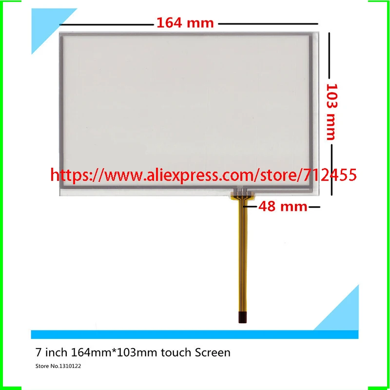 Сенсорный ЖК экран AT070TN84 V.1 V1 Навигация DVD GPS сенсорный экран|ЖК-экраны и панели для