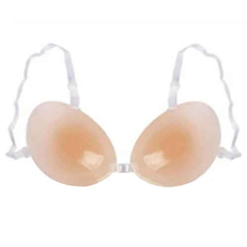 

Fshion New Arrival Women's Fashion Invisible Strap Breast Enhancer Self Adhesive Silicone Push Bra Size A B C D Up