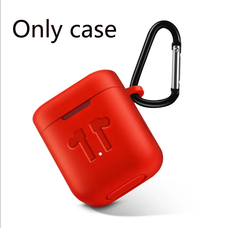 red Xiao mi Airdots Pro mi Air TWS Bluetooth наушники чехол ANC переключатель ENC HD автоматическая пауза управление для Ios и Android крышка - Цвет: red