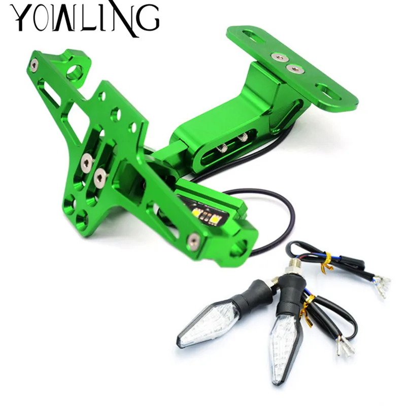 

Motorcycle License Plate Bracket Licence Plate Holder Frame Number Plate for Kawasaki Ninja ZX6R ZX7R ZX9R ZX12R ZX14R ZX500R R6