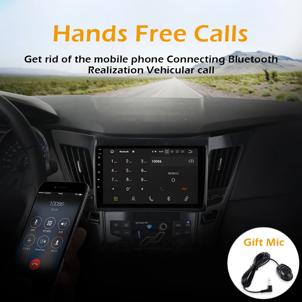 9 дюймовый дисплей Android 0 Octa Core Car Raido Player для Hyundai Sonata I40 I45 I50 Built in GPS с функцией