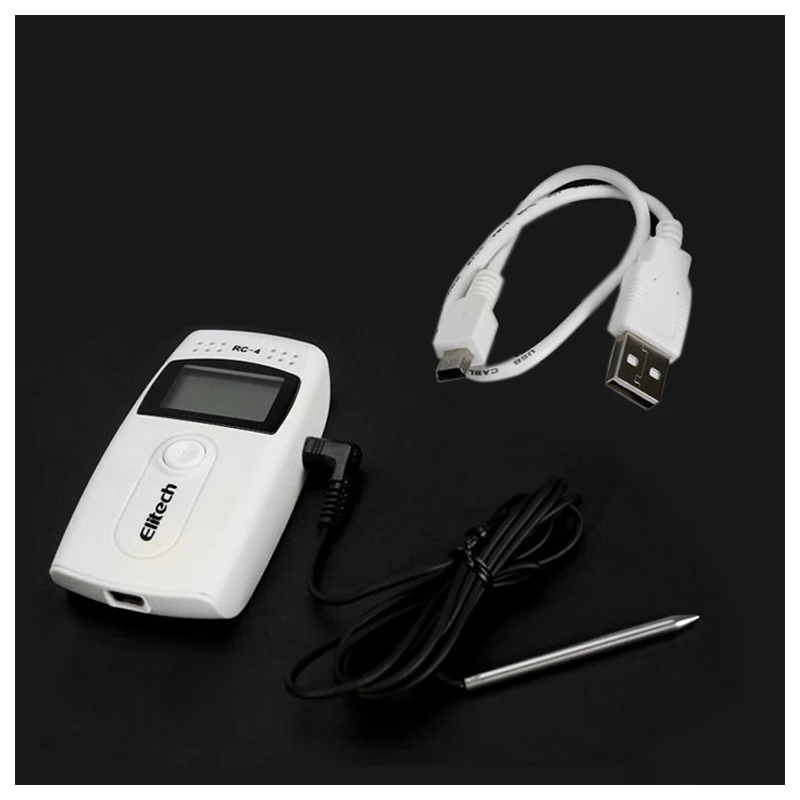 FUNN-ELITECH USB Регистратор данных о температуре регистратор внешний сенсор 16000 точек |