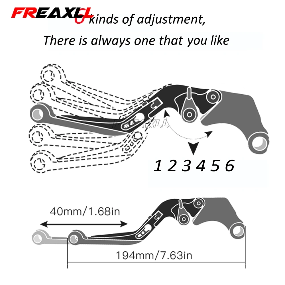 

For TRIUMPH THRUXTON R 2004-2018 Motorbike CNC Aluminum Levers Motorcycle Brake Clutch Levers Foldable Extendable Adjustable