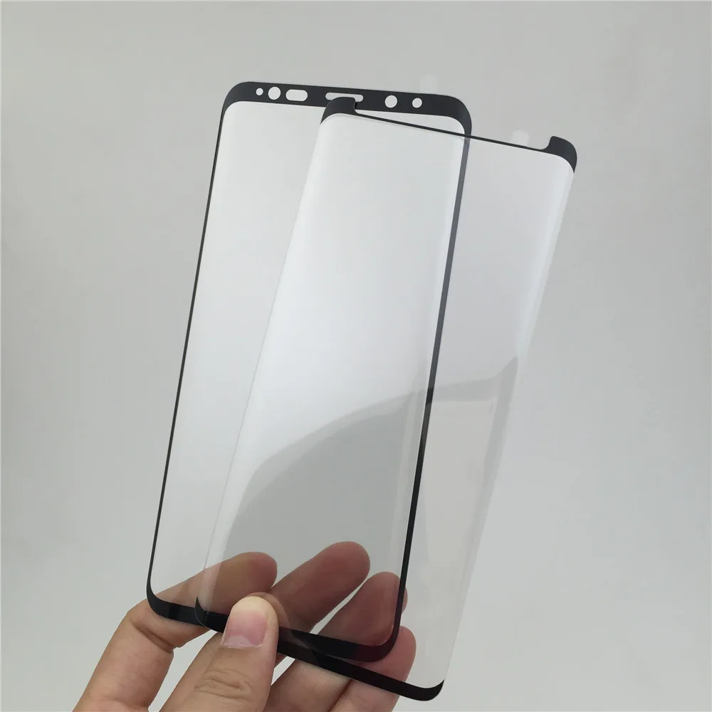 10 шт./лот для Samsung Galaxy S8 S9 Plus полностью клеевое закаленное стекло 9 H 3D Передняя