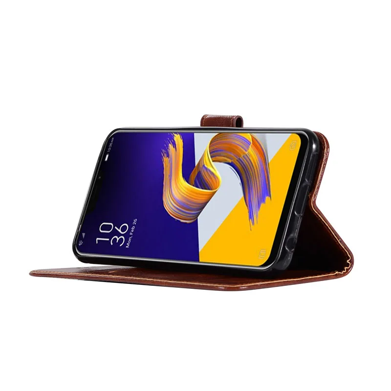 Ретро флип-чехол для Asus Zenfone Max M1 ZB555KL чехол с заклепками кожаный чехол-Бумажник