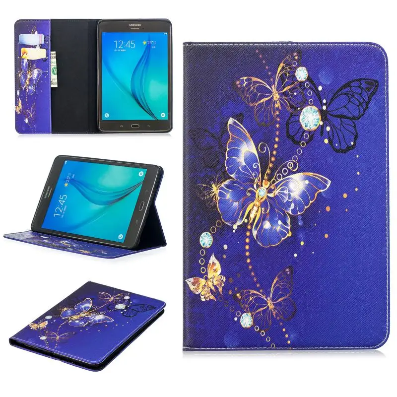 Чехол для Samsung Galaxy Tab A 8 &quotT350 T355 кошелек чехол из искусственной кожи планшета