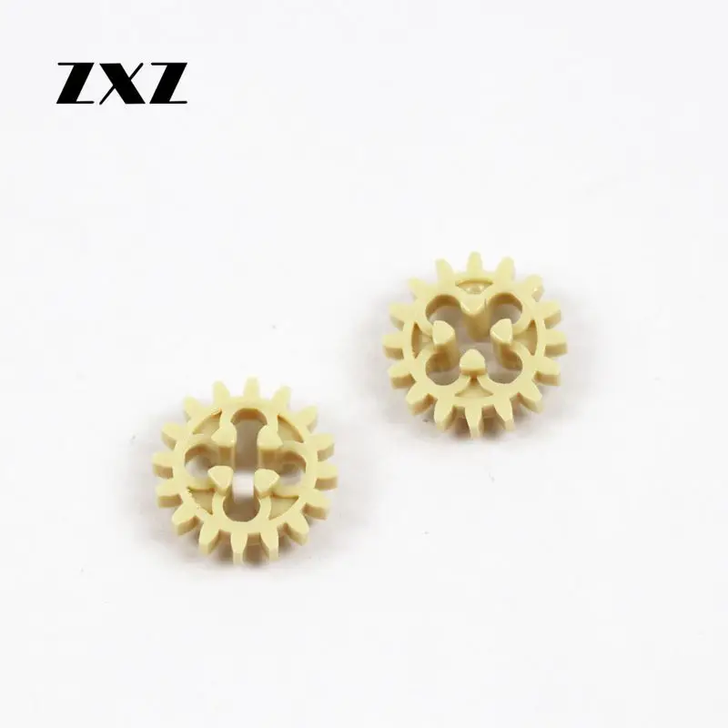 100 шт./лот просвечивающие блоки аксессуары техническая Шестерня z16 с поперечным