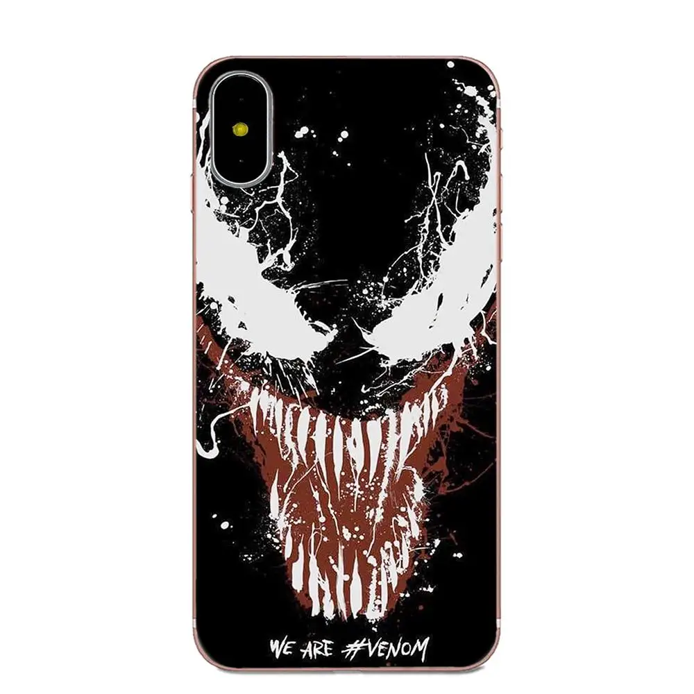 Для Galaxy J1 J2 J3 J330 J4 J5 J6 J7 J730 J8 2015 2016 2017 2018 mini Pro мягкий чехол с рисунком Venom Dark