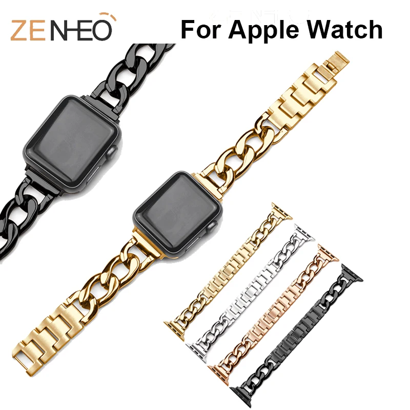 

Браслет из нержавеющей стали с кристаллами для iWatch Series 4 3 2 1, ремешок для apple watch, 40 мм 44 мм 42 мм 38 мм, звеньевой браслет, ремешки для часов