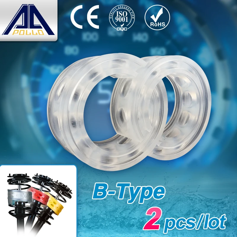 Cushion Buffer in the car 2pcs Car Auto B-Type Shock Absorber Spring Bumper Power Special sport air suspension | Автомобили и
