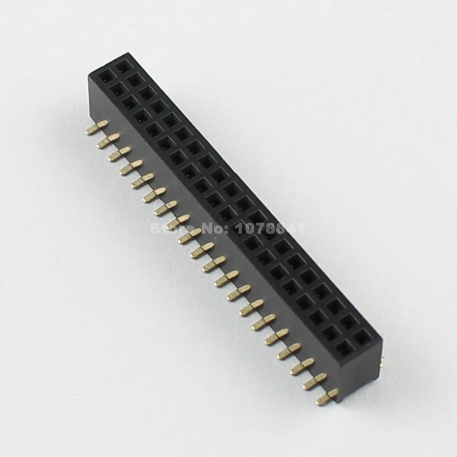 100 шт. шаг 1 27 мм (2x20 Pin 40 контактный двойной ряд SMT контакт SMD заголовок полосы |
